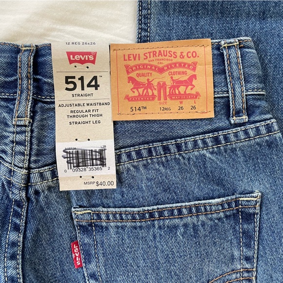 Boys Levi 541 Straight Jeans 26x26 - Picture 5 of 7